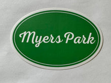 Load image into Gallery viewer, Myers Park High Stickers - four options
