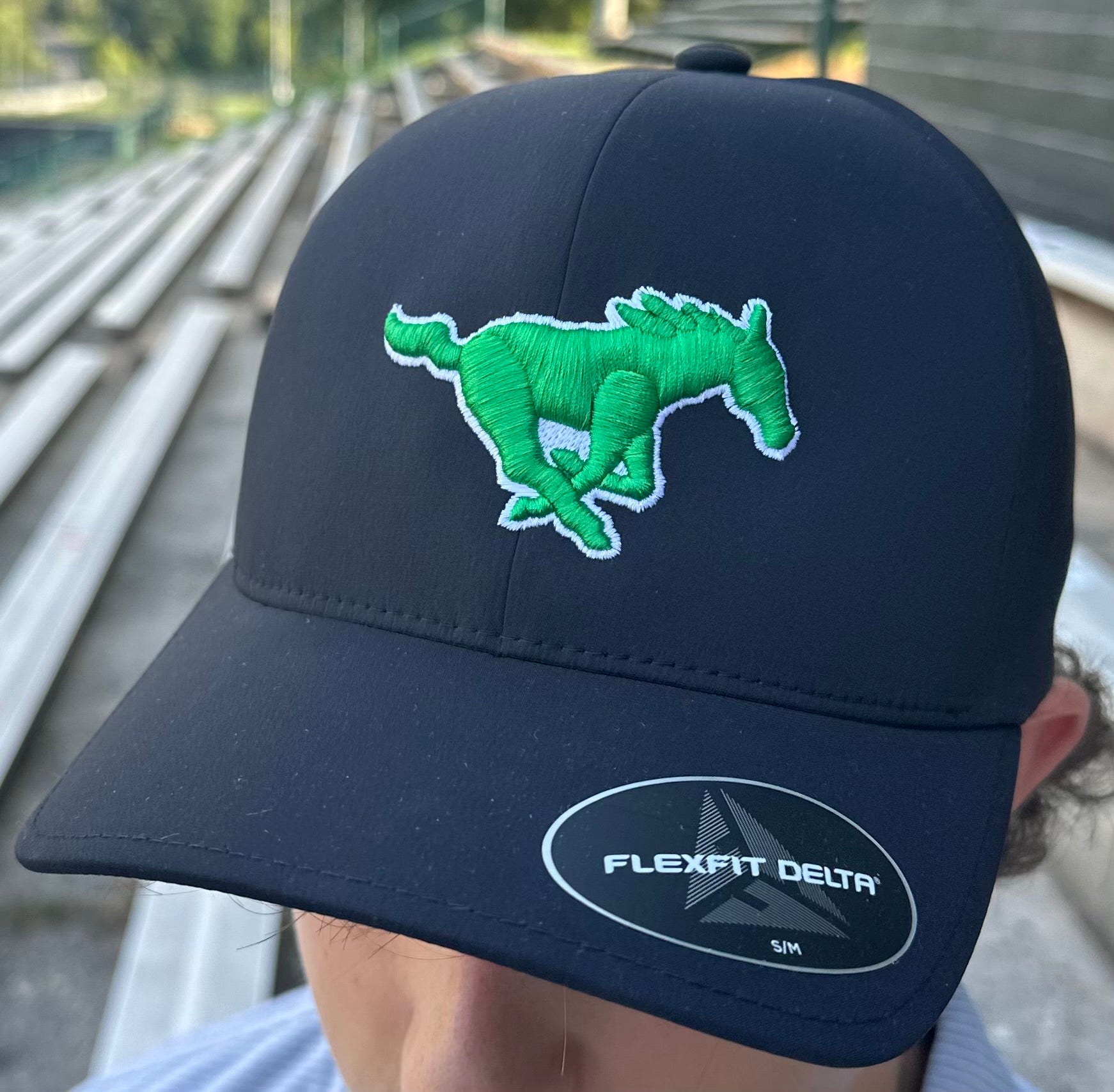 Puff Embroidery - Mustang Cap – Myers Park Swag Wagon