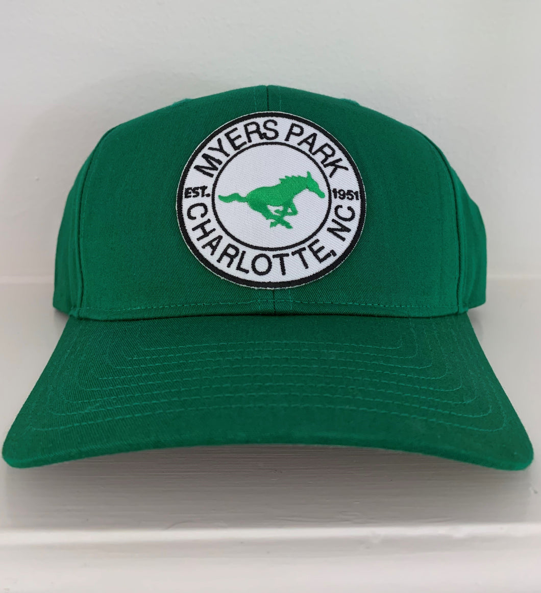 NEW Kelly Green Twill Patch Cap